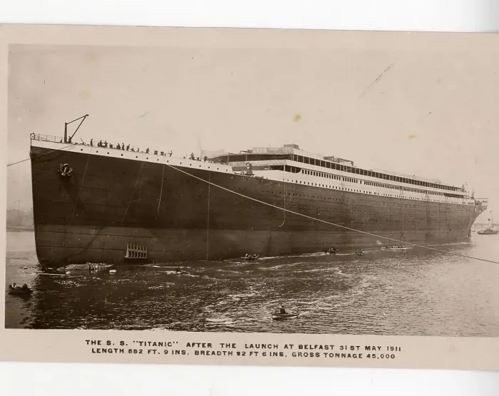 Framed Print : RMS Titanic after launch, Belfast Framed Print : RMS Titanic after launch, Belfast