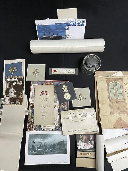 RMS Titanic, May Collection, archive of ephemera