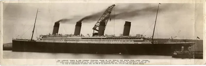 Framed Print : RMS Titanic - post-disaster postcard Framed Print : RMS Titanic - post-disaster postcard
