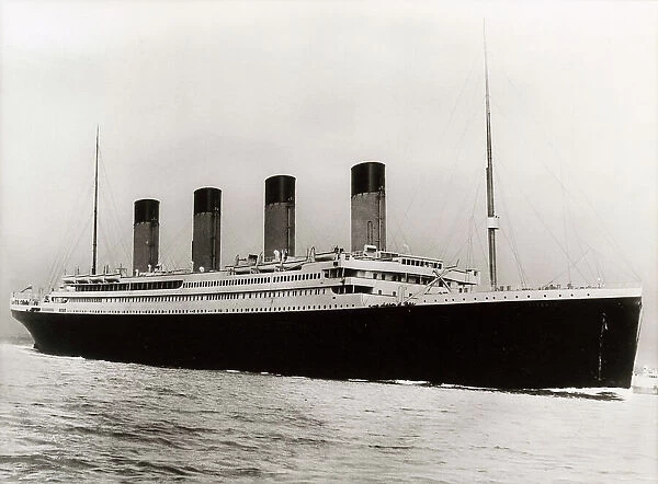 RMS Titanic at sea