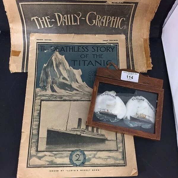 RMS Titanic - shell memorials and two publications