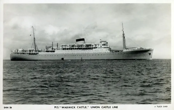 Framed Print : RMS Warwick Castle of the Union Castle Line Framed Print : RMS Warwick Castle of the Union Castle Line