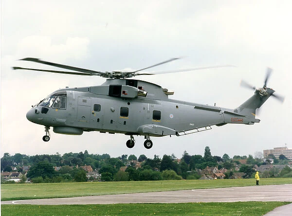 RN02, the first fully mission-equipped EH101 Merlin, ZH822