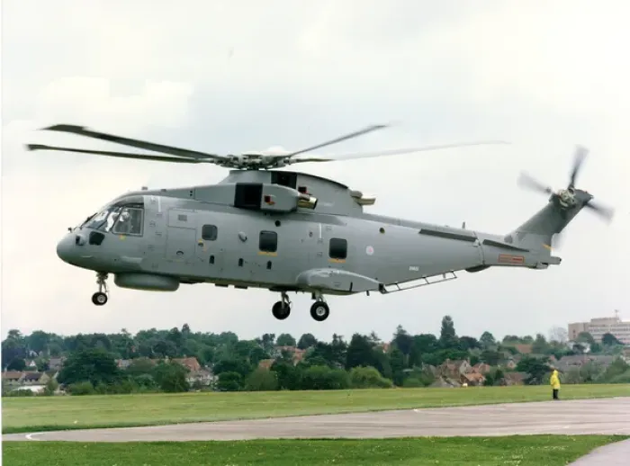 Framed Print : RN02, the first fully mission-equipped EH101 Merlin, ZH822 Framed Print : RN02, the first fully mission-equipped EH101 Merlin, ZH822