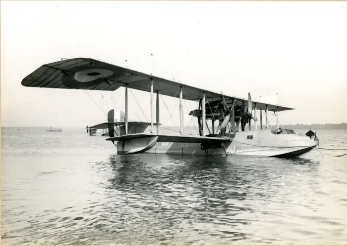 Framed Print : RNAS Calshot Unit Curtiss H12 Large America, 8681 Framed Print : RNAS Calshot Unit Curtiss H12 Large America, 8681