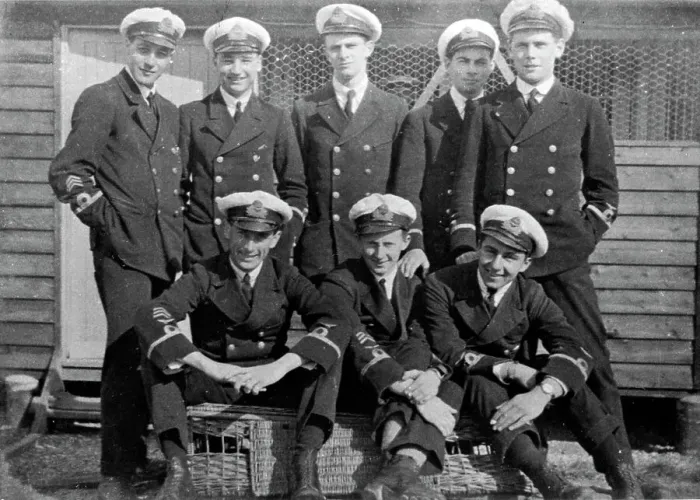 Framed Print : RNAS Pilots at Newhaven early 1900s Framed Print : RNAS Pilots at Newhaven early 1900s