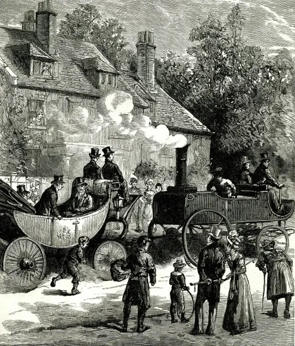 Framed Print : The Road Engine, built by Richard Trevithick Framed Print : The Road Engine, built by Richard Trevithick