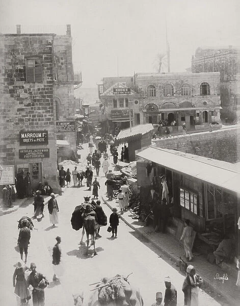 Road to the Jaffa Gate, Jerusalem, modern Israel