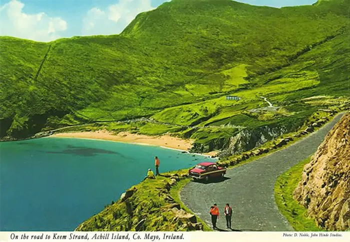 Framed Print : On the road to Keem Strand, Achill Island, County Mayo Framed Print : On the road to Keem Strand, Achill Island, County Mayo