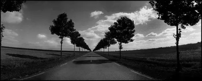 Framed Print : Road-landscape, France Framed Print : Road-landscape, France