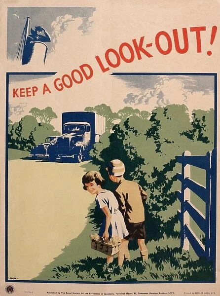 Road safety poster, Keep a Good Look-Out