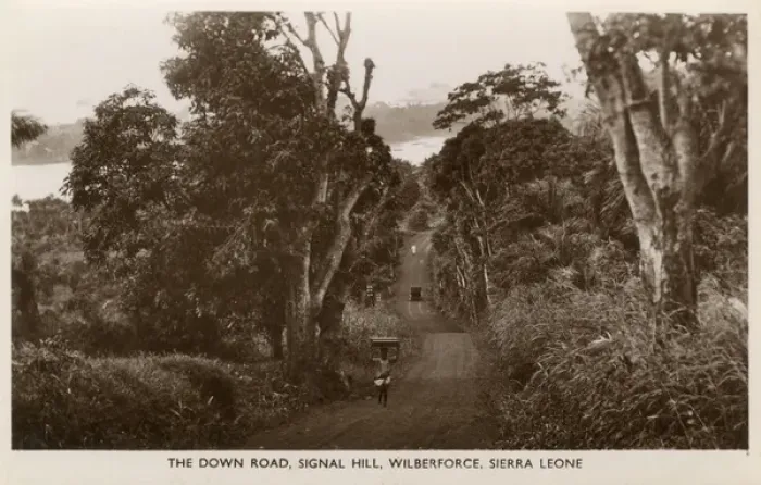 Framed Print : Down Road, Signal Hill, Wilberforce, Sierra Leone, Africa Framed Print : Down Road, Signal Hill, Wilberforce, Sierra Leone, Africa