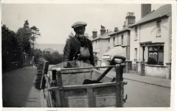 Framed Print : Roadsweeper, Unknown location Framed Print : Roadsweeper, Unknown location