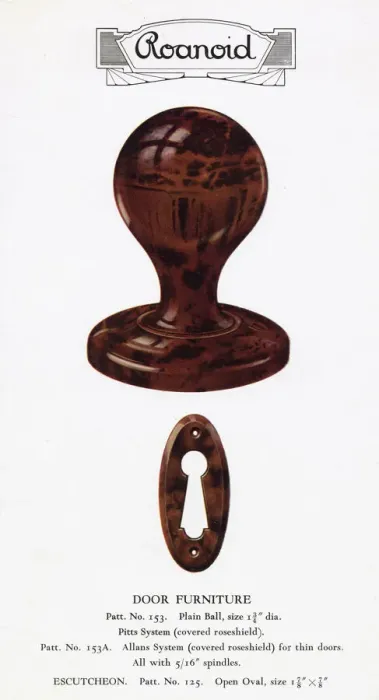 Framed Print : Roanoid bakelite doorknob and keyhole cover Framed Print : Roanoid bakelite doorknob and keyhole cover