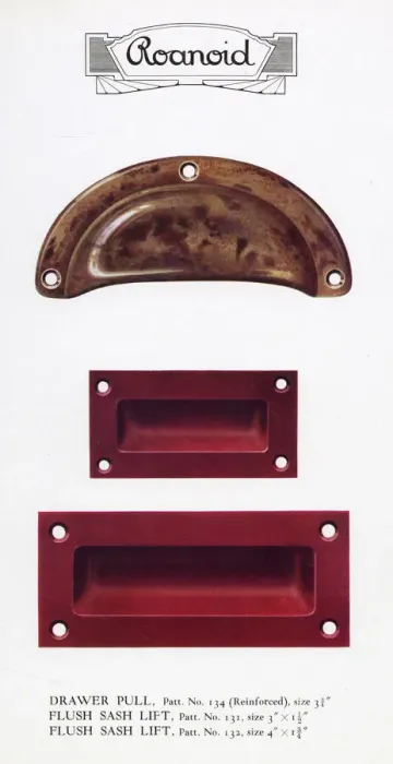 Framed Print : Roanoid bakelite drawer pull and sash window lifts Framed Print : Roanoid bakelite drawer pull and sash window lifts