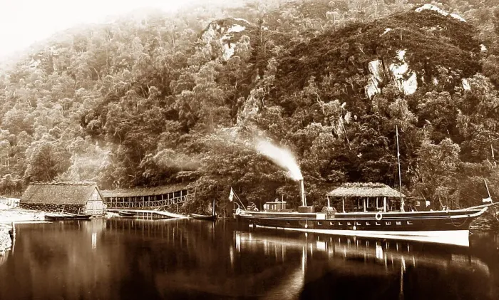 Framed Print : Rob Roy steamer, Loch Katrine, Scotland Framed Print : Rob Roy steamer, Loch Katrine, Scotland