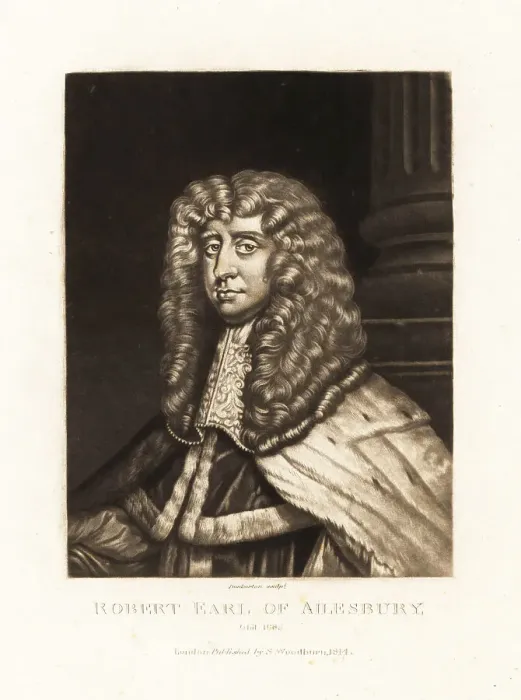 Framed Print : Robert Bruce, 1st Earl of Ailesbury, Scottish politician and cou