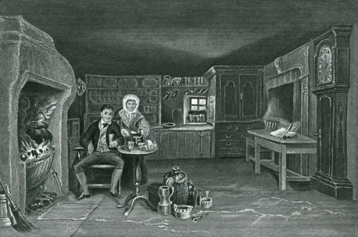 Framed Print : Robert Burns / Interior Framed Print : Robert Burns / Interior