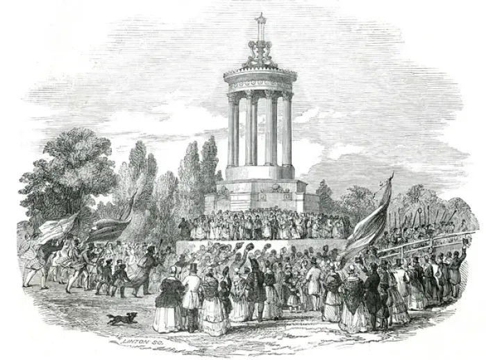 Framed Print : Robert Burns  /  Monument