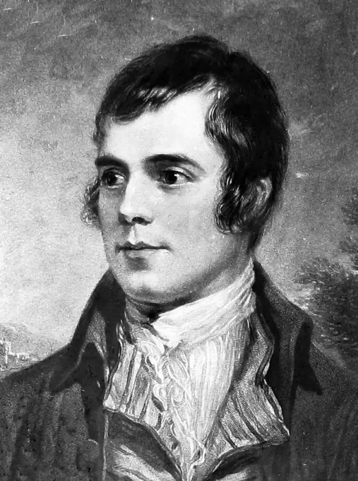 Framed Print : Robert Burns from a Victorian magic lantern slide Framed Print : Robert Burns from a Victorian magic lantern slide