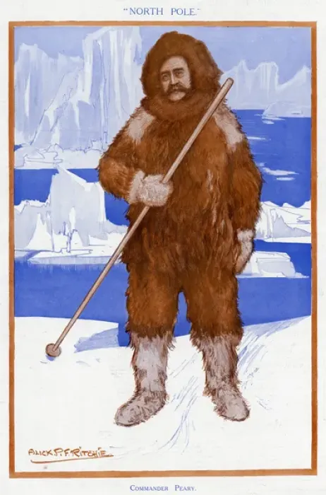 Framed Print : Robert Edwin Peary, American explorer Framed Print : Robert Edwin Peary, American explorer