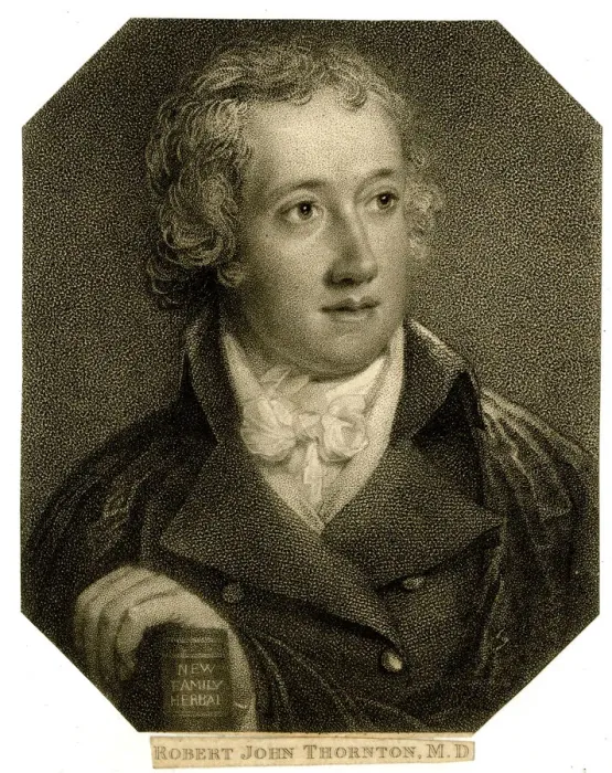 Framed Print : Robert John Thornton, author of New Family Herbal Framed Print : Robert John Thornton, author of New Family Herbal