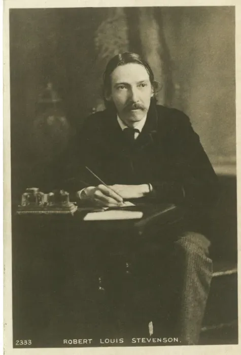 Framed Print : Robert Louis Stevenson, Scottish author Framed Print : Robert Louis Stevenson, Scottish author