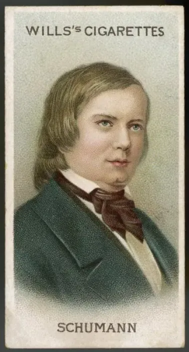 Framed Print : Robert Schumann / Cig Card Framed Print : Robert Schumann / Cig Card