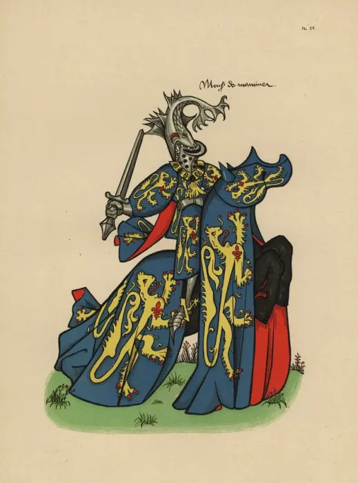 Framed Print : Robert; Seigneur de Masmines, d. 1431 Framed Print : Robert; Seigneur de Masmines, d. 1431