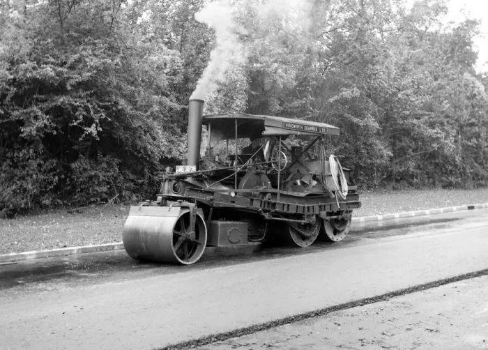 Framed Print : Robey Tandem Roller number 43755 Framed Print : Robey Tandem Roller number 43755