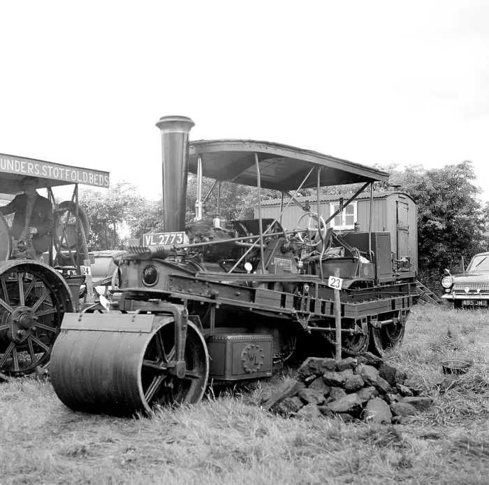 Framed Print : Robey Tri-Tandem Road Roller number 45655 Herts Wanderer Framed Print : Robey Tri-Tandem Road Roller number 45655 Herts Wanderer