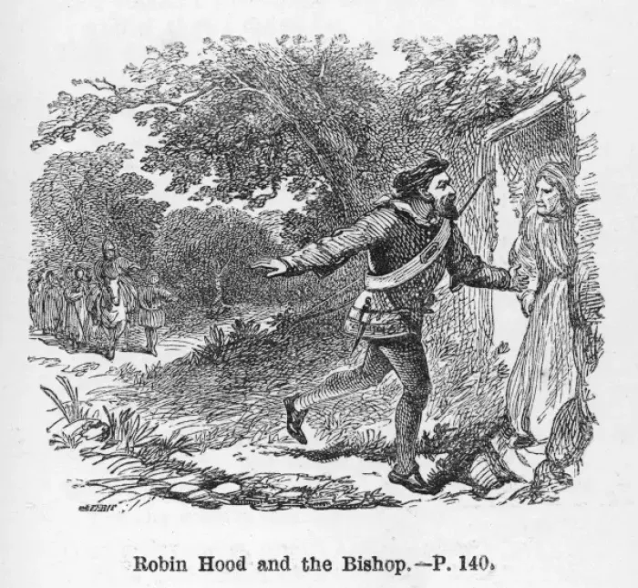 Framed Print : Robin & the Bishop Framed Print : Robin & the Bishop