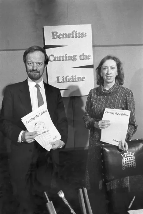 Framed Print : Robin Cook and Margaret Beckett, Labour politicians Framed Print : Robin Cook and Margaret Beckett, Labour politicians