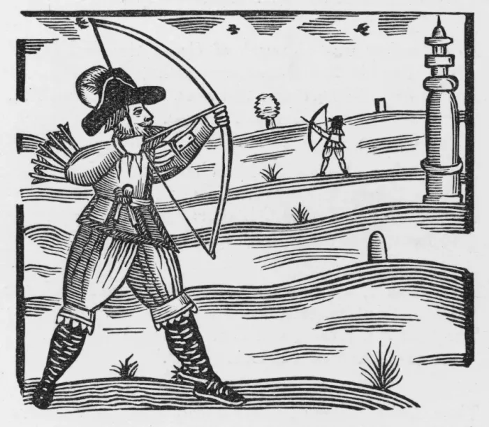 Framed Print : Robin Hood with Bow Framed Print : Robin Hood with Bow