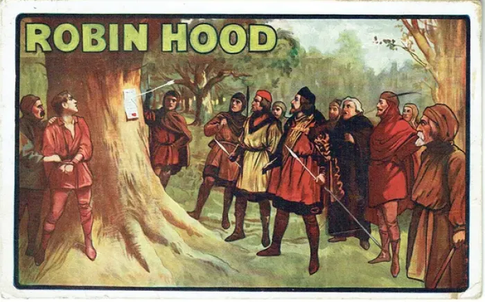 Framed Print : Robin Hood by Henry Hamilton & William Devereux Framed Print : Robin Hood by Henry Hamilton & William Devereux
