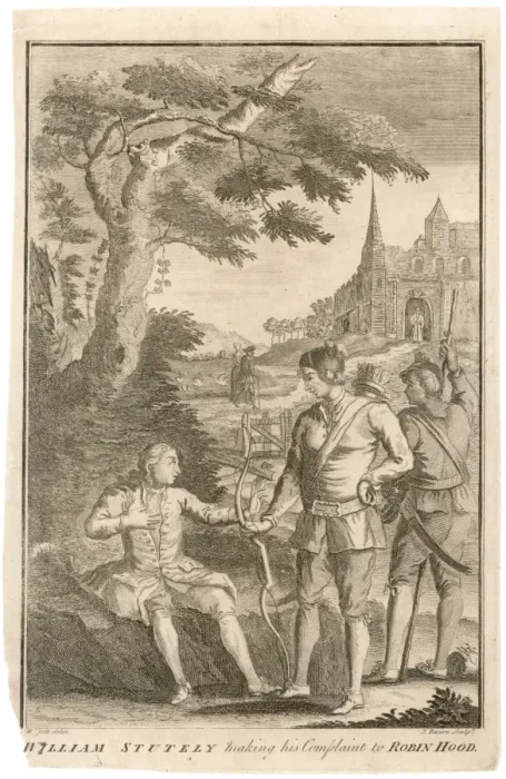 Framed Print : Robin Hood & Stutely Framed Print : Robin Hood & Stutely