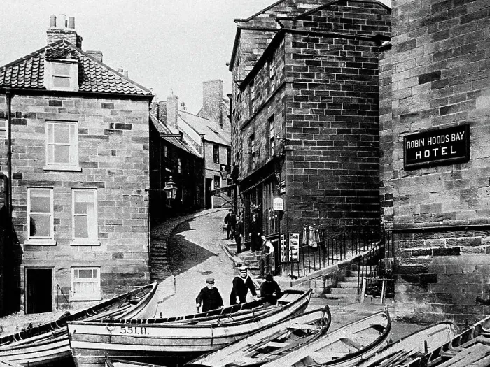 Framed Print : Robin Hood's Bay - King Street Framed Print : Robin Hood's Bay - King Street