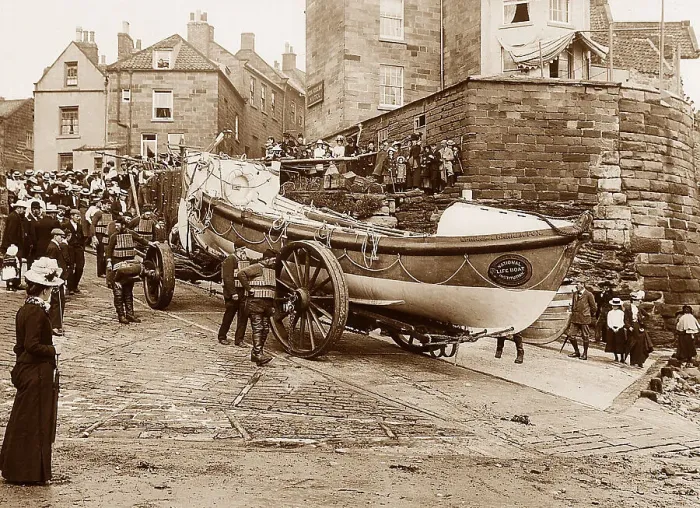 Framed Print : Robin Hood's Bay - Lifeboat Framed Print : Robin Hood's Bay - Lifeboat