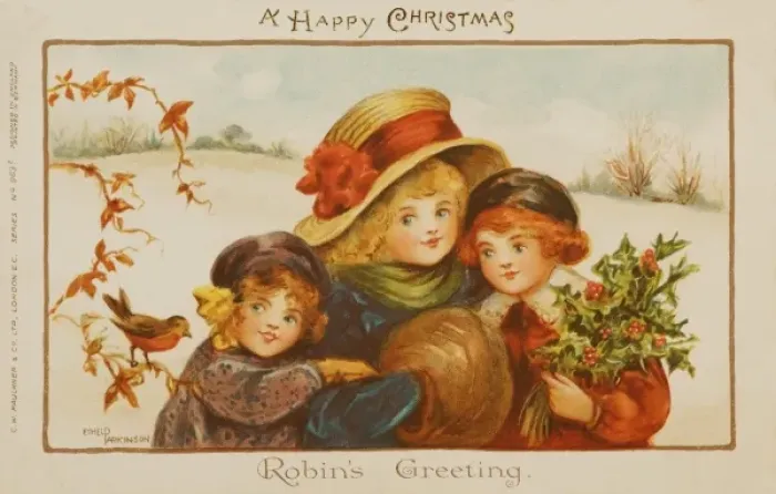 Framed Print : Robins Greeting by Ethel Parkinson Framed Print : Robins Greeting by Ethel Parkinson