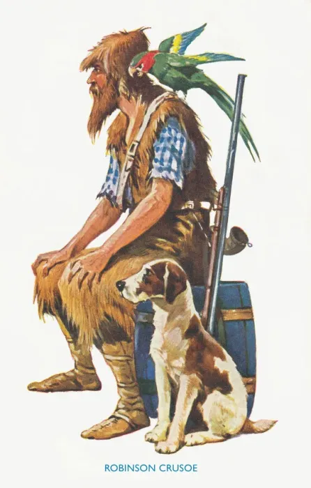 Framed Print : Robinson Crusoe Framed Print : Robinson Crusoe