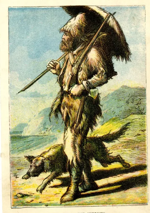 Framed Print : Robinson Crusoe on the beach Framed Print : Robinson Crusoe on the beach
