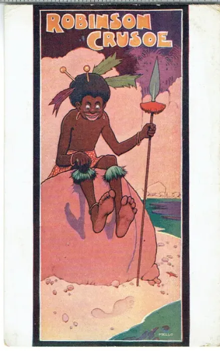 Framed Print : Robinson Crusoe by Fred Fredericks and Percy Ford Framed Print : Robinson Crusoe by Fred Fredericks and Percy Ford