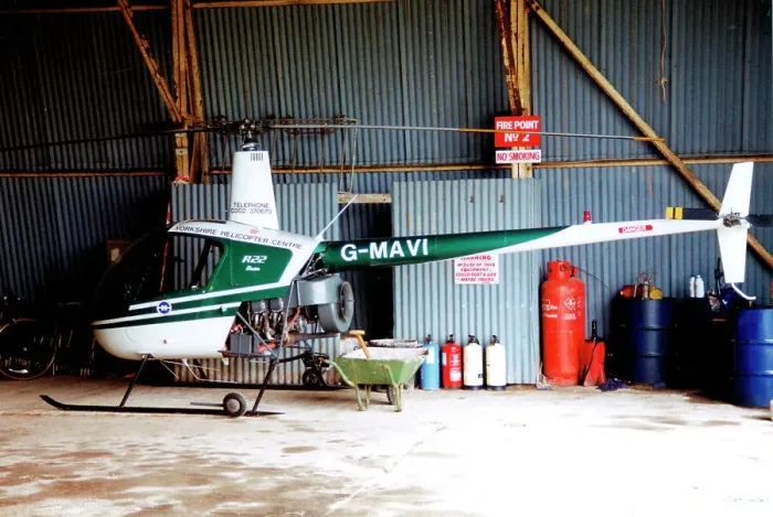 Framed Print : Robinson R22 Beta G-MAVI Framed Print : Robinson R22 Beta G-MAVI