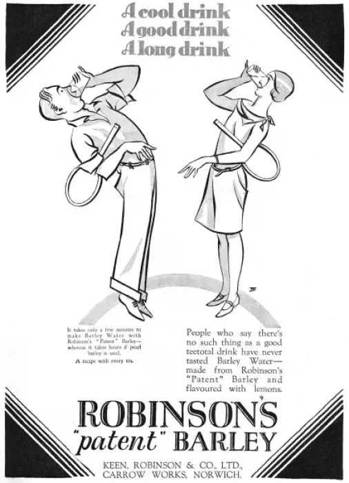 Framed Print : Robinsons Barley Water advertisement, 1927 Framed Print : Robinsons Barley Water advertisement, 1927