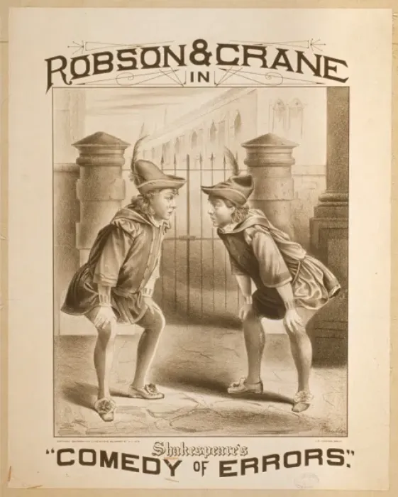 Framed Print : Robson & Crane in Shakespeares Comedy of errors Robson & Cr Framed Print : Robson & Crane in Shakespeares Comedy of errors Robson & Cr