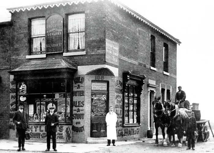 Framed Print : Rochdale Galbraith Grocers early 1900s Framed Print : Rochdale Galbraith Grocers early 1900s