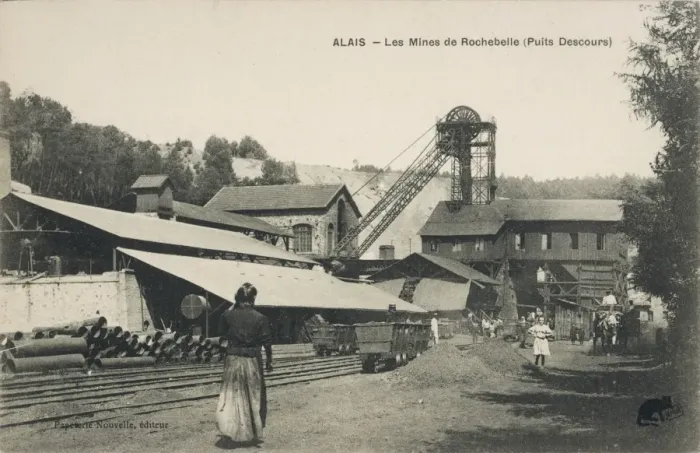 Framed Print : Rochebelle Mine / 1904 Framed Print : Rochebelle Mine / 1904