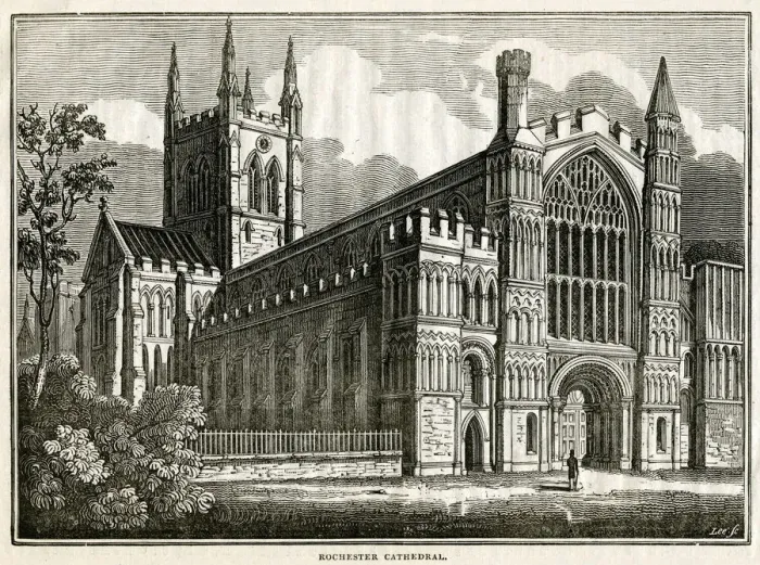 Framed Print : Rochester Cathedral Framed Print : Rochester Cathedral