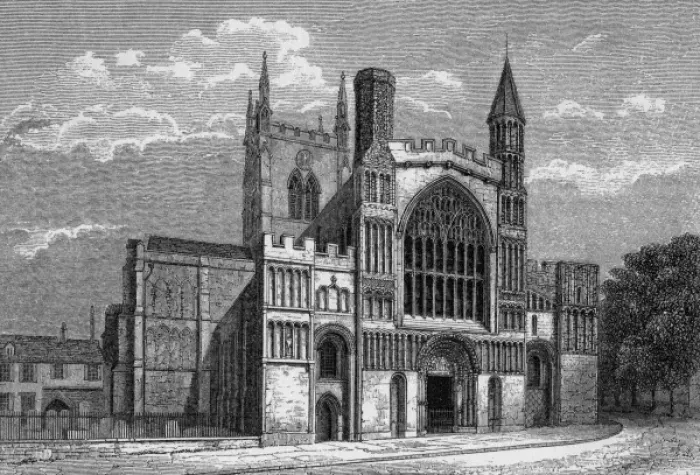 Framed Print : Rochester Cathedral, Kent Framed Print : Rochester Cathedral, Kent