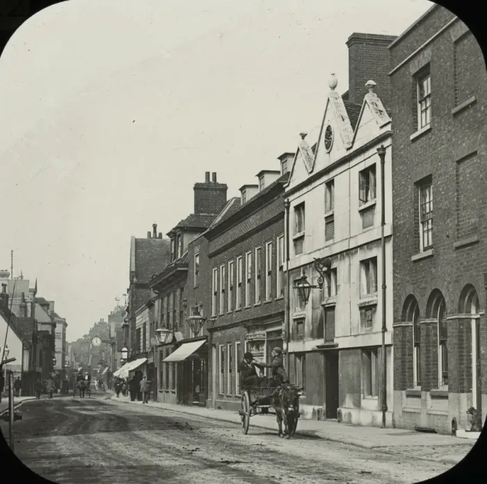 Framed Print : Rochester - High Street Framed Print : Rochester - High Street